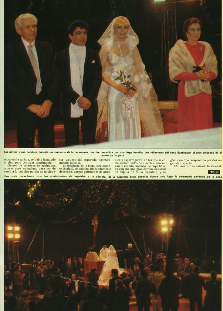 Hola 1846. Enero 1980. Boda Bárbara Rey y Ángel Cristo.