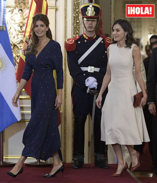 Reina Letizia y Juliana Awada