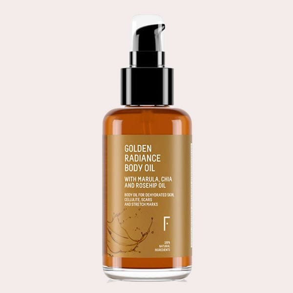 golden radiance body oil freshly