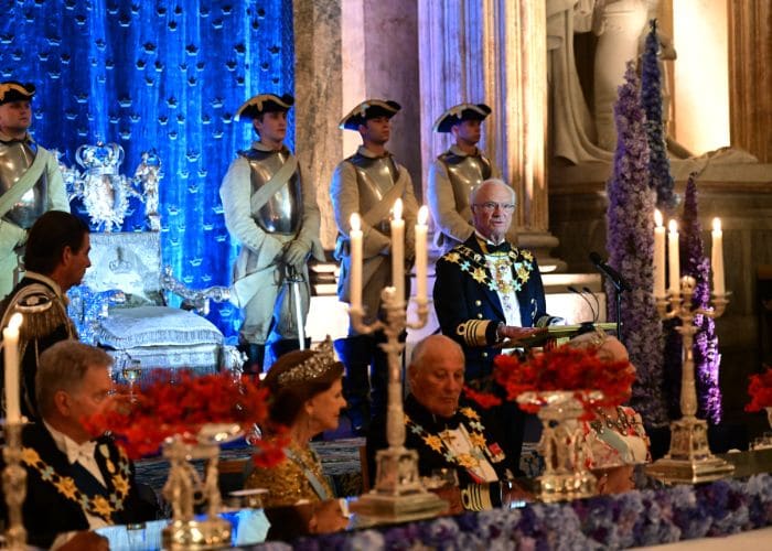 Banquete de gala por el Jubileo de Oro del rey Carlos Gustavo 