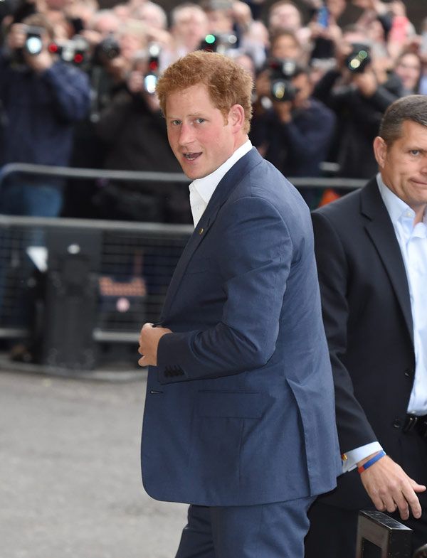 El príncipe Harry, a su llegada al Royal Albert Hall de Londres
