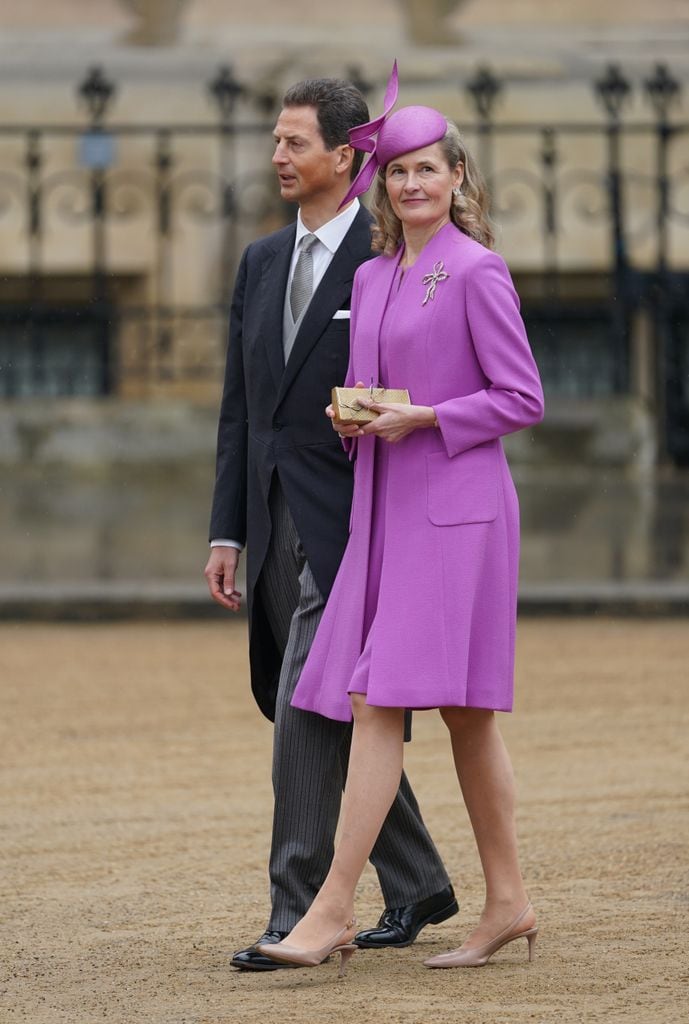 Los príncipes herederos de Liechtenstein Alois y Sophie en la coronación de Carlos III en Londres el 6 de mayo de 2023