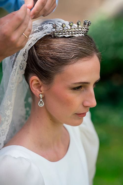 Maquillaje para novias con tiara