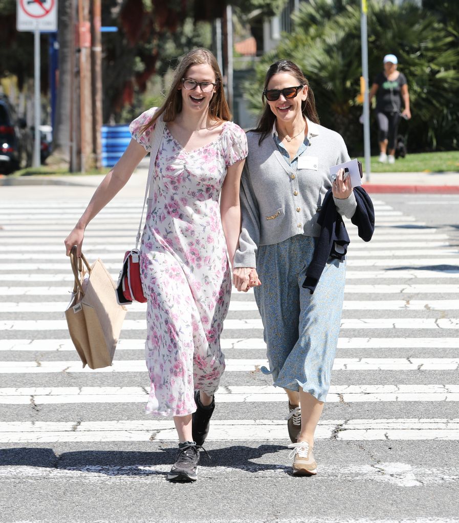 Violet Affleck y Jennifer Garner