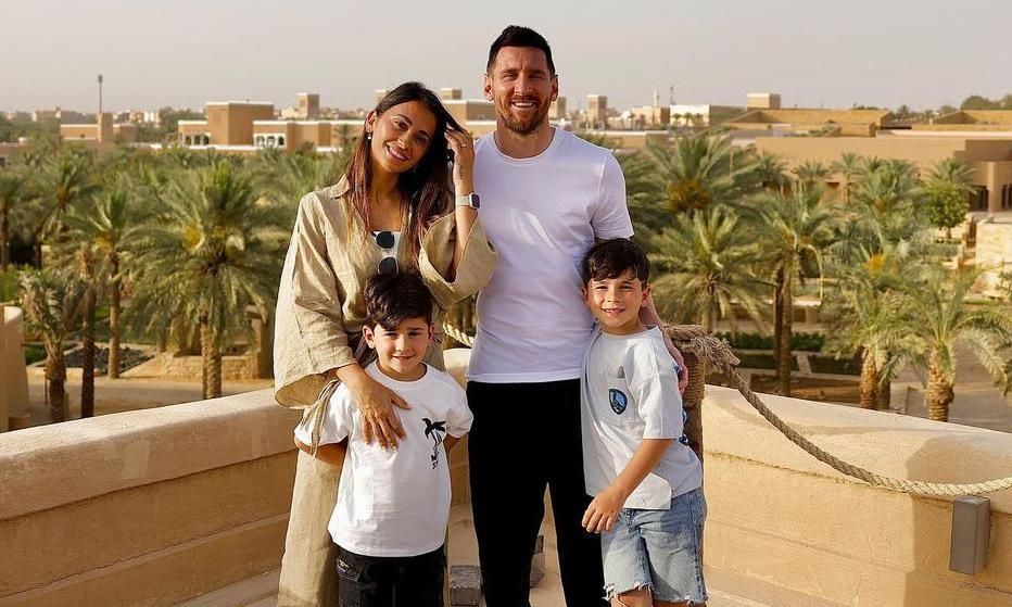 Lionel Messi, vacaciones familiares en Arabia Saudí