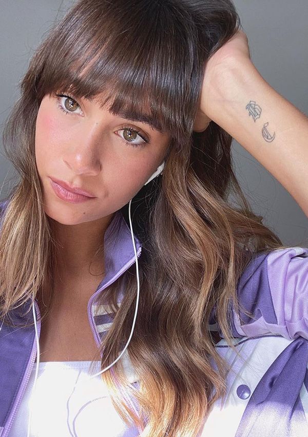 aitana tatuaje iniciales