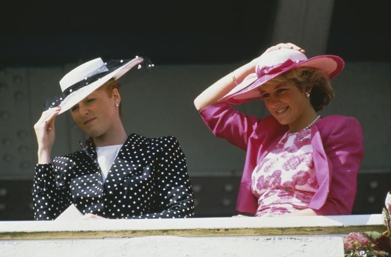 Sarah Ferguson y Diana de Gales