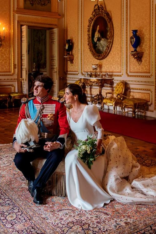 Vestido de novia de Belén Corsini con Carlos Fitz-James Stuart