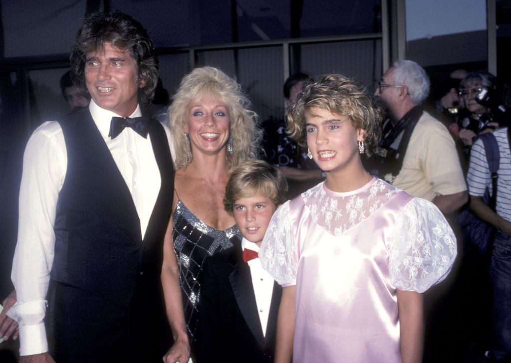  Michael Landon, wife Cindy Landon and his kids Christopher Landon and Shawna Landon 