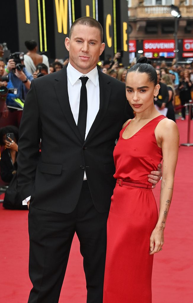 Channing Tatum y Zoe Kravitz en el estreno de 'Parpadea dos veces' (Blink Twice) en agosto en Londres