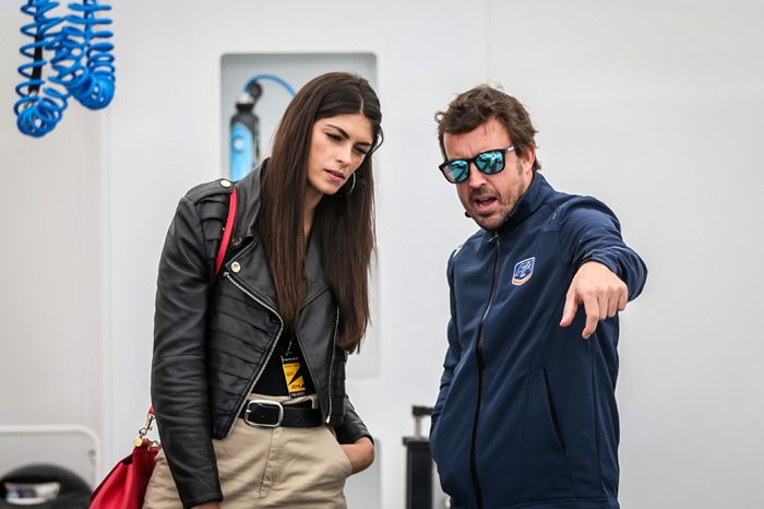 Fernando Alonso y Linda Morselli