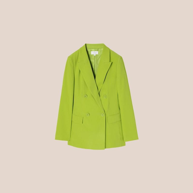 blazer verde pistacho