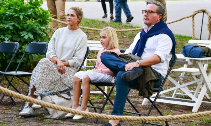 Magdalena de Suecia y Chris O´Neill con su hija Leonore