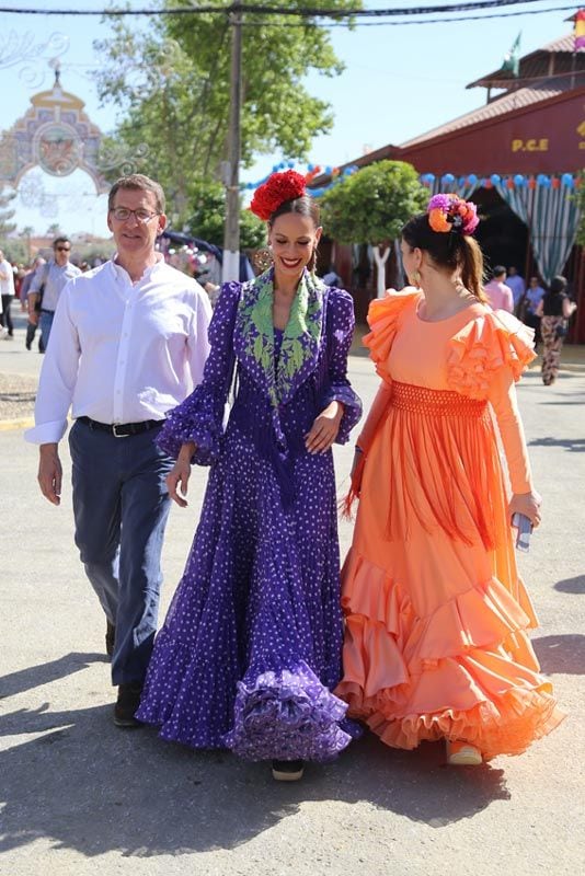 Eva González en la feria de Mairena del Alcor