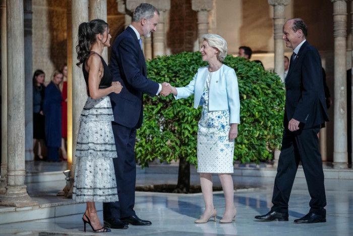  Los reyes Felipe y Letizia, anfitriones de los líderes europeos en la Alhambra