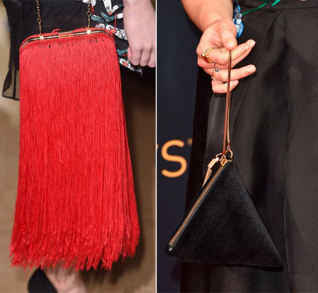 Maisie Williams clutch look