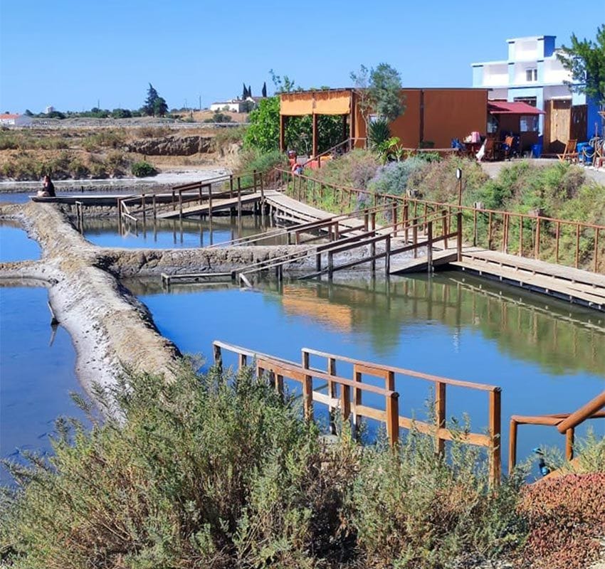 El mar Muerto del Algarve portugués: spa salino de Castro Marim