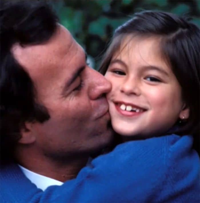 Julio Iglesias y su hija Chábeli