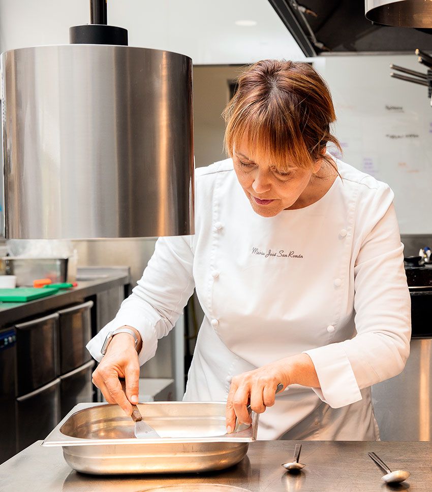 María José San Román, a cargo del restaurante Monastrell.