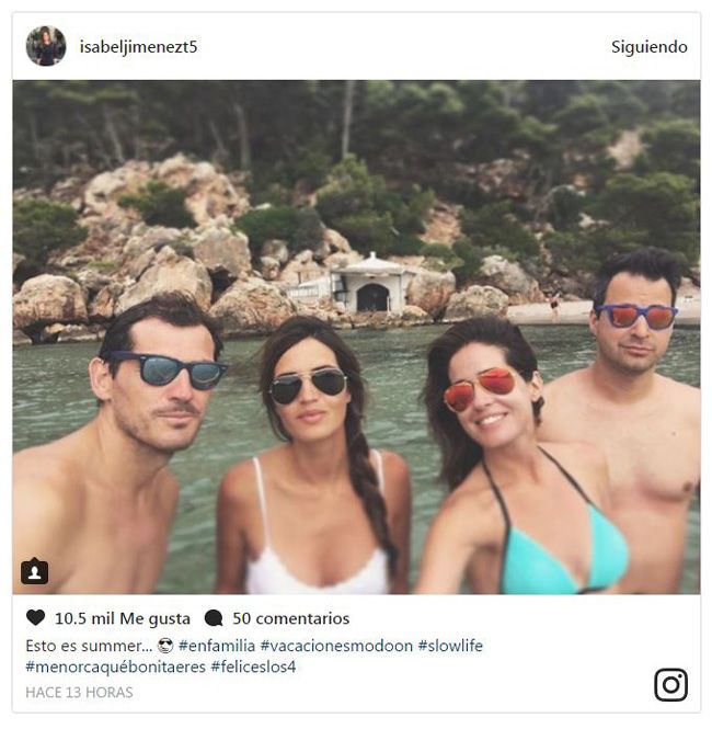 Menorca, el nuevo destino de vacaciones de Iker Casillas y Sara Carbonero