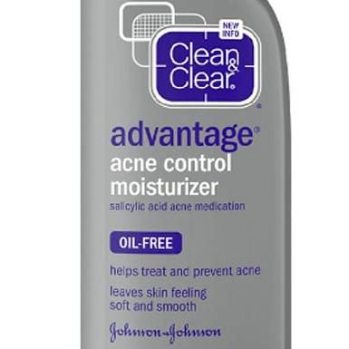 productos para pieles grasas advantage acne control moisturizer clean amp clear de johnson amp johnson