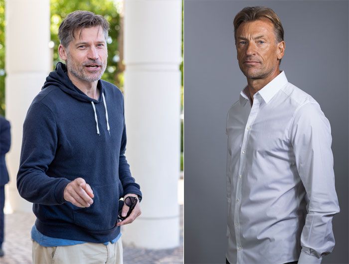 Nikolaj Coster-Waldau y Hervé Renard