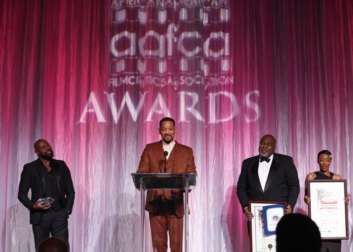 Will Smith en en los Premios de la Asociación de Críticos de Cine Afroamericanos