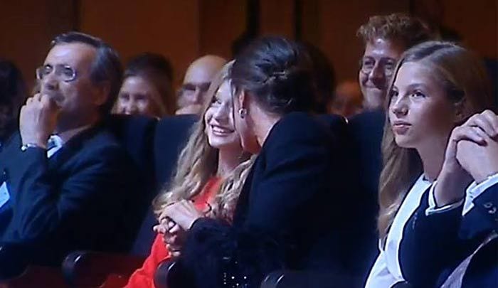 La emoción de la reina Letizia la infanta Sofía ante el primer discurso en catalán de Leonor