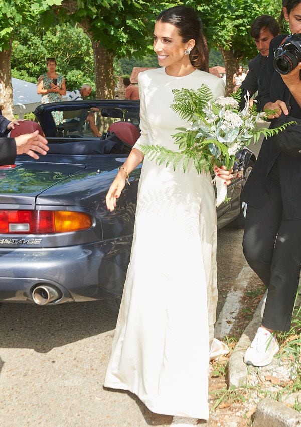 Laura Corsini en su boda