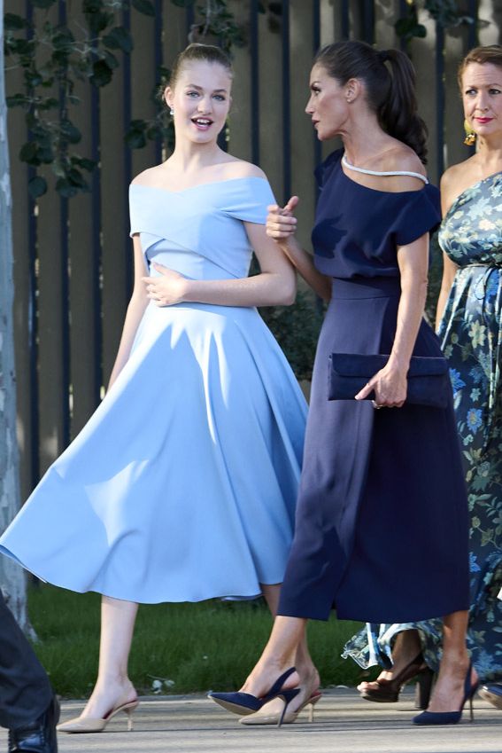 La reina Letizia con su hija la princesa Leonor