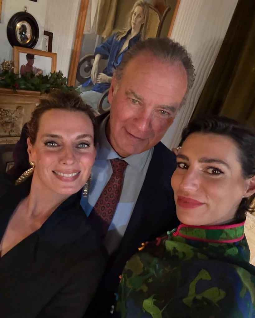 Bertín Osborne junto a sus hijas, Alejandra y Eugenia