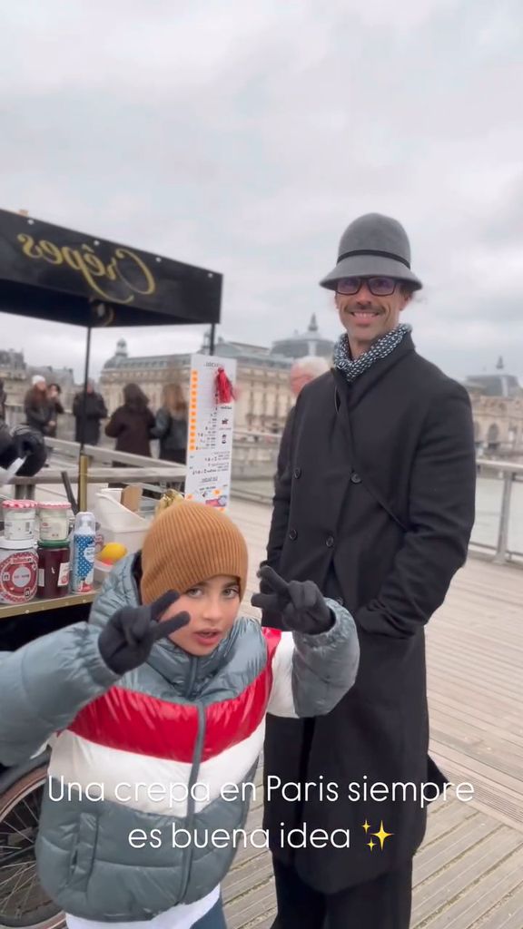 Matías Novoa y Michelle Renaud en París