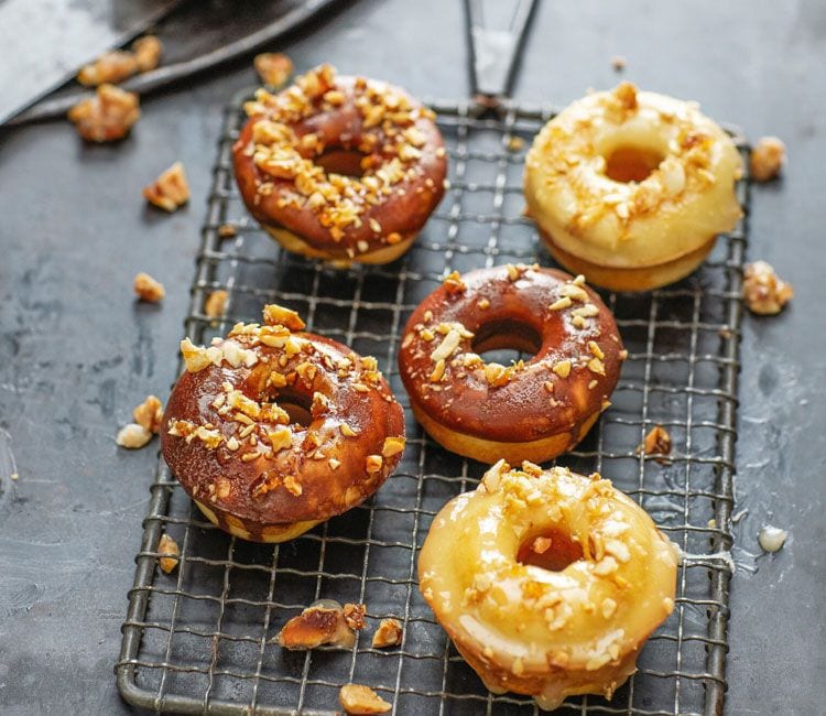 Donuts veganos de espelta