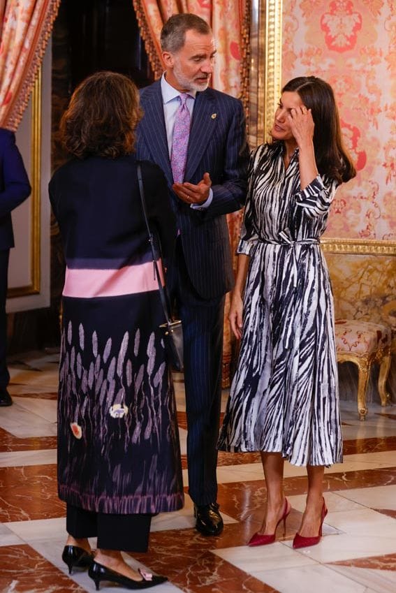 Doña Letizia y don Felipe en un acto de la Fundación Princesa de Asturias