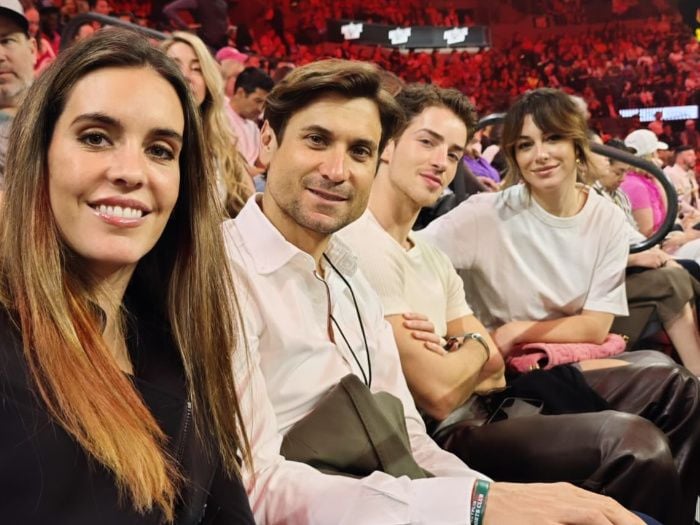 Ona Carbonell con David Ferrer, Manu Ríos y Blanca Suárez