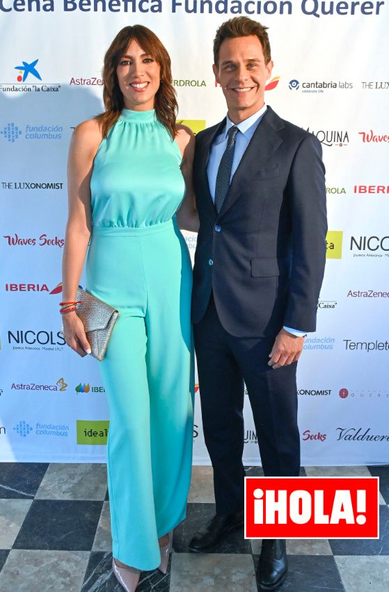 Patricia Pardo y Christian Gálvez posan juntos por primera vez en un photocall