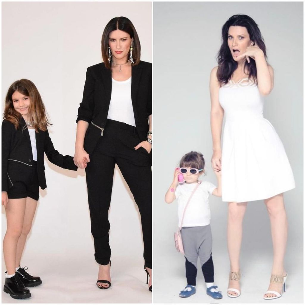 Laura Pausini y su hija Paola