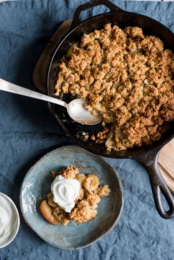 crumble-manzana-avena-navidad