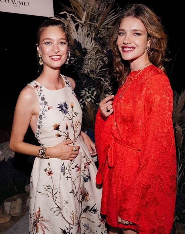 Beatrice Borromeo con vestido de Dior