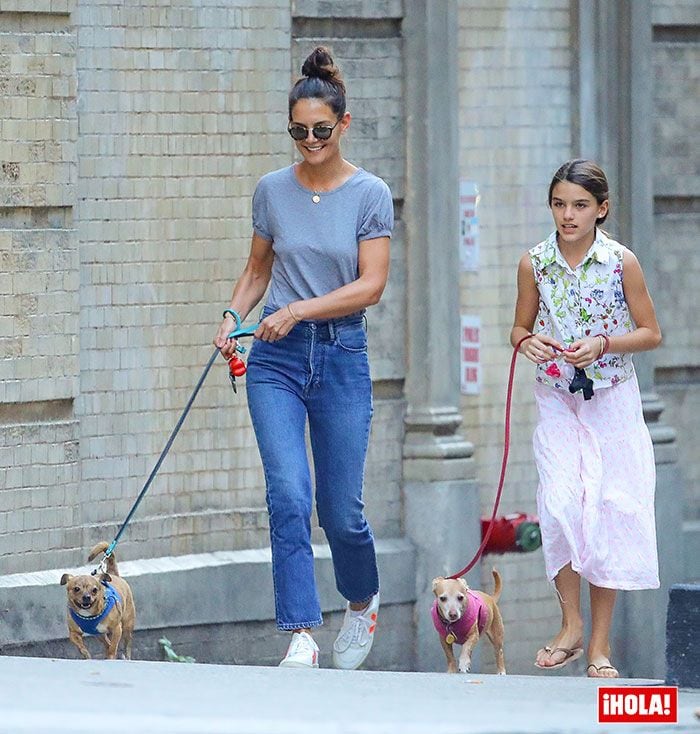 Katie Holmes con su hija Suri