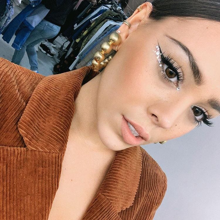 los eye makeup de danna paola