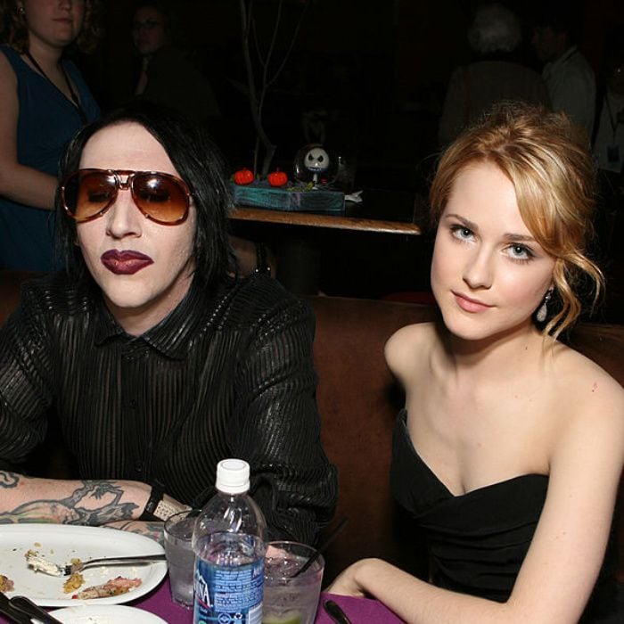 Evan Rachel Wood y Marilyn Manson