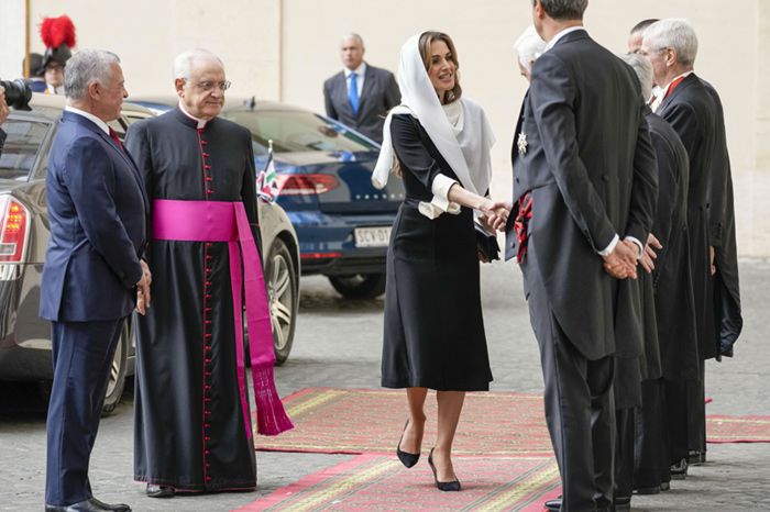 Los Reyes de Jordania con el Papa Francisco