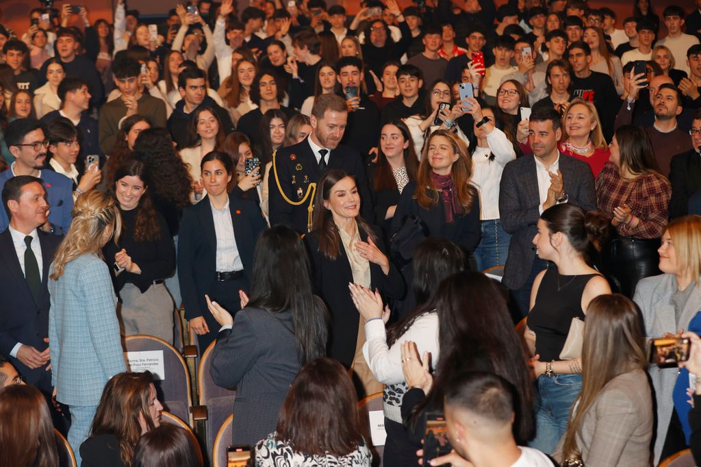 LA REINA LETIZIA EN EL ACTO DE PROCLAMACIÃN DEL PREMIO PRINCESA DE GIRONA âARTE 2025â, EN LA SEGUNDA ETAPA DEL âTOUR DEL TALENTOâ