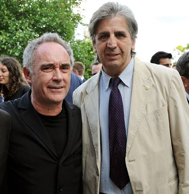 Ferran Adrià junto a Juli Soler, en una imagen de archivo.
