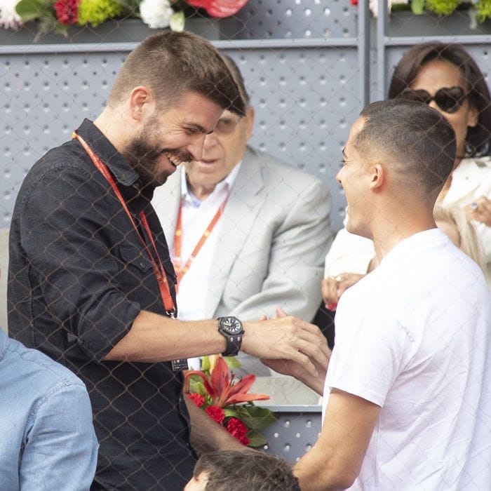 Gerard Piqué y Lucas Vázquez