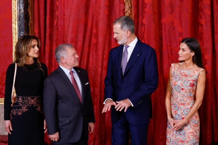 Almuerzo en el Palacio Real en honor a Abdalá y Rania de Jordania