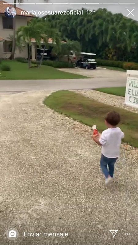 ¡De tal palo tal astilla! El hijo de María José Suárez posa como un profesional