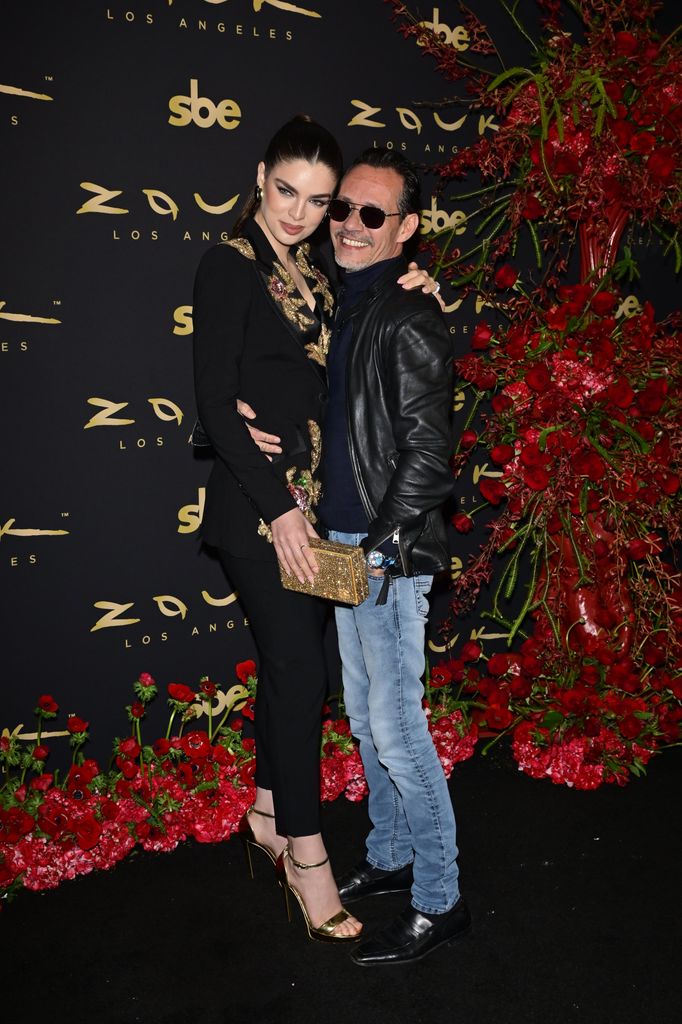 Marc Anthony and his wife Nadia Ferreira splurge love in front of the cameras in Los Angeles