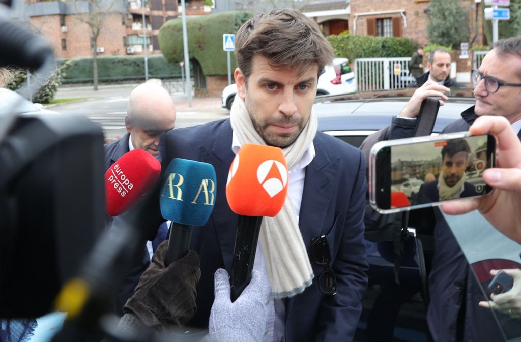 Piqué llega a los juzgados